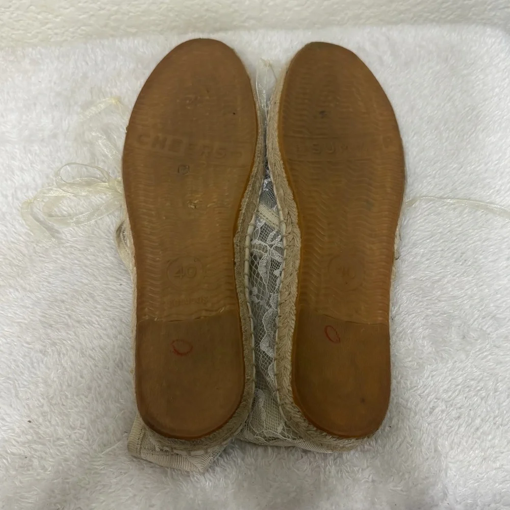 Soludos ivory sheer